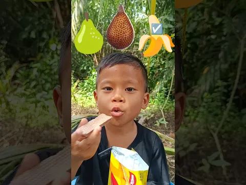 MAKAN SESUAI WARNA BUAHAN INI #shorts