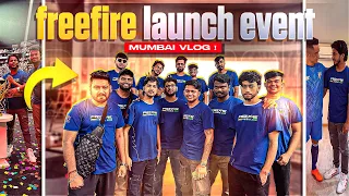 Mumbai Vlog \\ Freefire India Launch Event 🇮🇳🇮🇳🇮🇳 #FreefireIndia