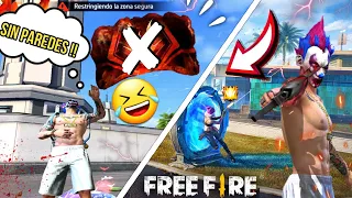 JUGANDO FREE FIRE PERO SI USO UNA PARED SE TERMINA EL VIDEO 🤣!! * FINAL INESPERADO *
