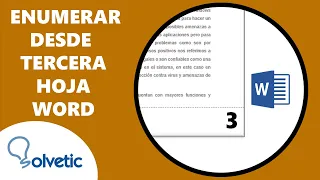 Cómo Enumerar Páginas en Word a Partir de la Tercera Hoja ✔️