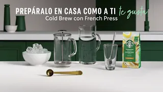 Café Starbucks®. Guías para preparar tu café en casa. | Cómo hacer un café Cold Brew.
