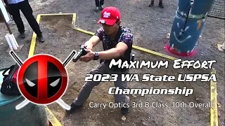 2023 WA State USPSA Championship - Carry Optics 3rd B Class