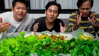 Mukbang nasi liwet dan semua lalapan