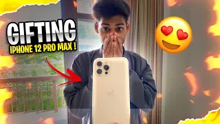 Breaking My Friend Redmi Phone & Giving Him iPhone 12 Pro Max 😨😨😨