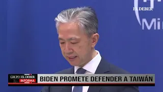 BIDEN PROMETE DEFENDER A TAIWÁN