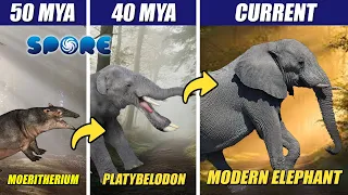 How African Elephant Might Have Evolved, Simulated in SPORE