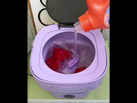 ▶️Quick laundry solution for busy lifestyles ( # 990 ) @MaviGadgets  Portable Mini Foldable Washer