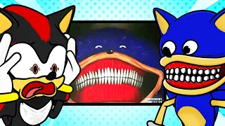 Shadow DESMASCAROU o SHIN Sonic no REACT DE IMAGENS do Sonic VR