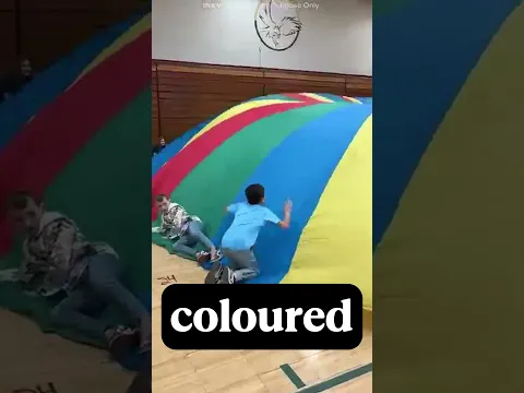 He climbed a rainbow! 🌈