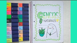 PORTADA DE CIENCIAS NATURALES🪴 / MAURICIO DIBUJOS🤩