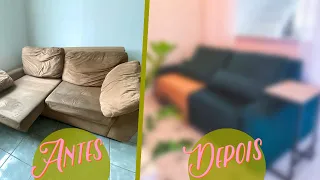 Sofá usado de R$ 150 ficou incrível reformado - Dicas pra fazer um bom negócio