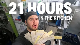 WORK 21 HOURS WITH ME (Kitchen Vlog in Shediac, New Brunswick)