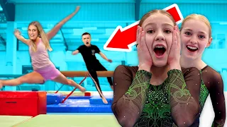 We had ONE HOUR to become Olympic Gymnasts | Who will win the final meet?!