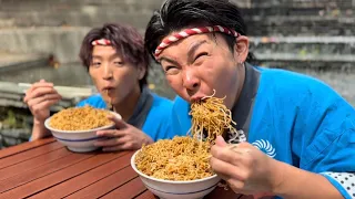 Ramen gluttony contest🍜🍥