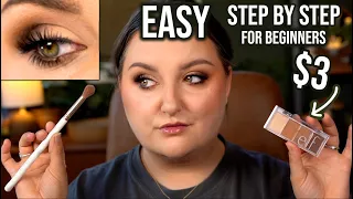 A TRUE BEGINNERS GUIDE TO EYESHADOW | EXTREMELY EASY & IN DEPTH TUTORIAL + LASH APPLICATION