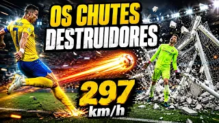 10 CHUTES mais FORTES do FUTEBOL
