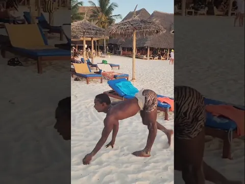 Talented Gorilla Man 😱 #shortvideo #shortfeed #ytshorts #facts #viralvideo