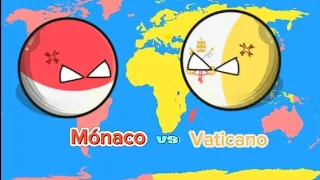 MONACO VS EL VATICANO COUNTRYBALLS