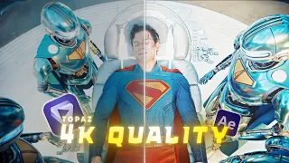 The Secret to 4K QUALITY Edits (Topaz Video AI) | After Effects Tutorial
