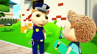 Mysterious Friends  Attacked the City👮‍♂️👻🚔 Let's Sing About Professions👮‍♂️🚔I want to be a Rescuer!