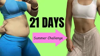 Do this Diet 🥘& Workout for 21 Days || Summer Shred Challenge