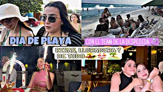 DIA DE PLAYA CON EL TEAM DE LA DESPEDIDA💍 MAS ESPERADA DONDE HUBO RISAS , LAGRIMAS Y DE TODO/MAYVE❕
