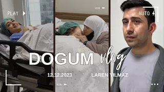 LAREN'İN DOĞUM VLOGU | Yeğenim Dünyaya Geldi