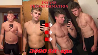 100 SIT-UPS A DAY FOR 30 DAYS!! • (Insane Transformation)