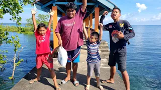 Zefa mandi Pantai tangkap ikan Kupu kupu ❤ vlog 431
