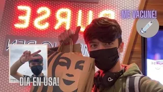 Un dia conmigo en USA 🇺🇸 ( ¿Me dio reacción la vacuna?😲💉) - Dam Gonzalez