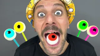 DANI GO 손가락 가족 노래 먹는 비디오 HoneyJelly Lollipops