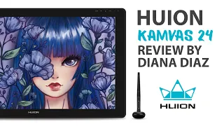 La MEJOR Tableta de dibujo que he tenido!! | Huion KAMVAS 24 | Diana Díaz
