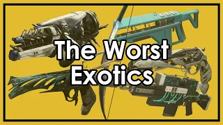 Destiny 2: Let's Talk About The Worst Exotic Weapons