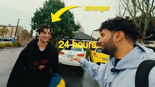 I Spent 24 Hours With A Stranger