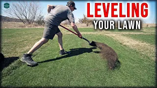LEVELING And SMOOTHING Your LAWN With TOPDRESSING // Soil Vs Sand // Short Lawn Vs Tall Lawn