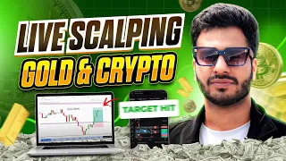 Crypto  Gold Live Trading 5 JUNE  | Market Trader | #goldtrading #cryptotrading #bitcoin