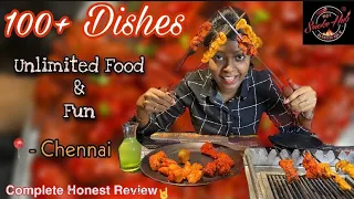 Smoke Hub Barbeque | 100+ Buffet items | Chennai | Nive’s Vlog