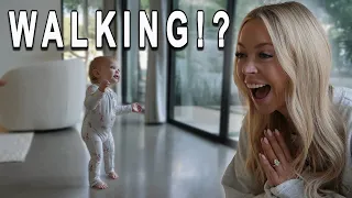 SHE TOOK HER FIRST STEPS!