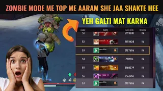 ZOMBIEE MODE ME HAM TOP ME KAISE POCHE 😯 JYADA DAMAGE KAISE DEE
