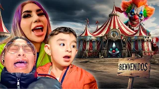 fuimos al circo del terror de kim Shantal y nos dieron el peor susto
