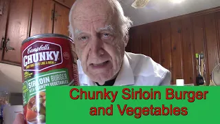 Sirloin Burger Chunky Style with Vegetables