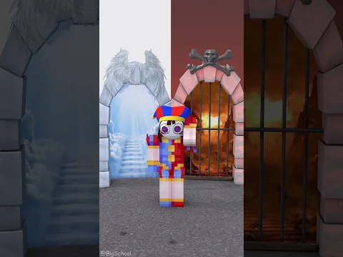 Kidhar Jau Nark Ya Swarg 🤯|| #shorts #ytshots #shortvideo #viral||@NexBisht@BigSchoolMinecraft