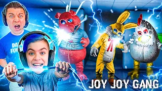 JOY JOY GANG ANIMATRONICS ARE TERRIFYING (Dark Deception Chapter 4) PROJECT JOY KILL