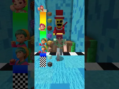 KPop Demon Hunters INSANE JUMP CHALLENGE Part.40 #kpop #minecraft