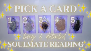 Ultra-Detailed SOULMATE READING 💞 All About Them & Your Relationship 💎 Pick-a-Card Tarot Reading ✨