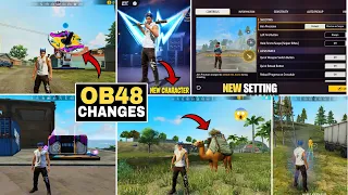 TOP CHANGES IN THE NEW OB48UPDATE | ADVANCE SERVER | GARENAFREE FIRE