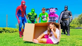 Hide and Seek with Friends | Superheroes Teamwork Adventures for kids