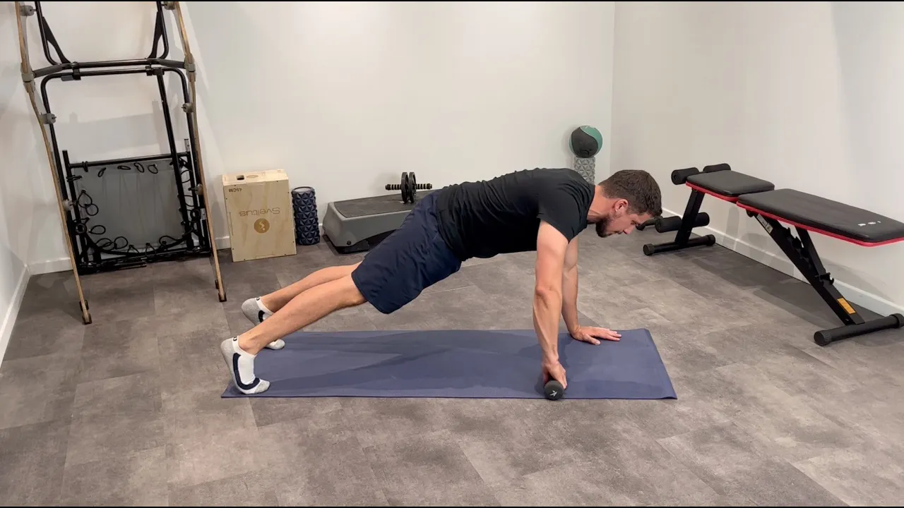 Image Dumbbell Plank Pullthrough