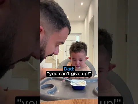 Dad Teaches His Son To Never Give Up 💖
