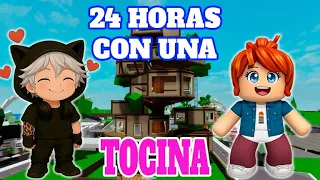 JUGANDO 24 Horas con una Tocina 😱 Brookhaven